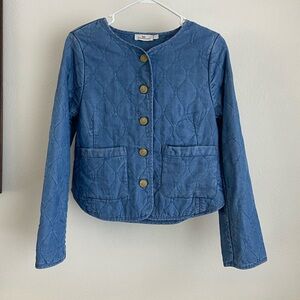 Vineyard Vines Chambray Quilted Jacket